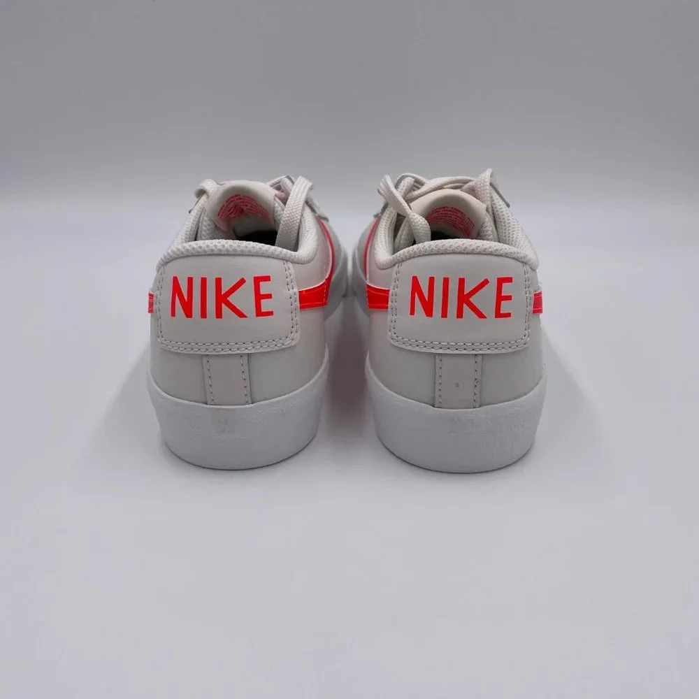 Nike Blazer Low ' 77 White / Crimson Womens Shoes - Picture 4 of 8